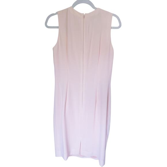 Maggy London Sheath Dress & Jacket 8 Pink Floral Pearl Coquette Vintage Brunch - Picture 8 of 9